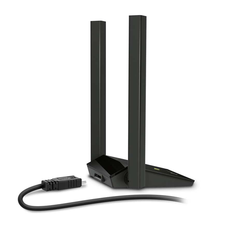 TP-Link - Traadita USB-võrguadapter kõrge võimendusega antennidega Archer T4U Plus Wi-Fi