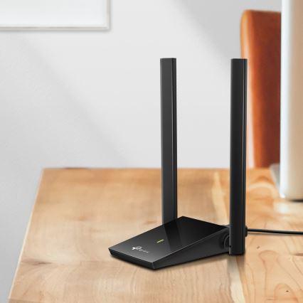TP-Link - Traadita USB-võrguadapter kõrge võimendusega antennidega Archer T4U Plus Wi-Fi