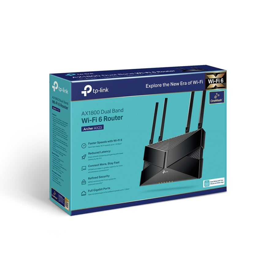 TP-Link - kahe sagedusega Wi-Fi 6 ruuter