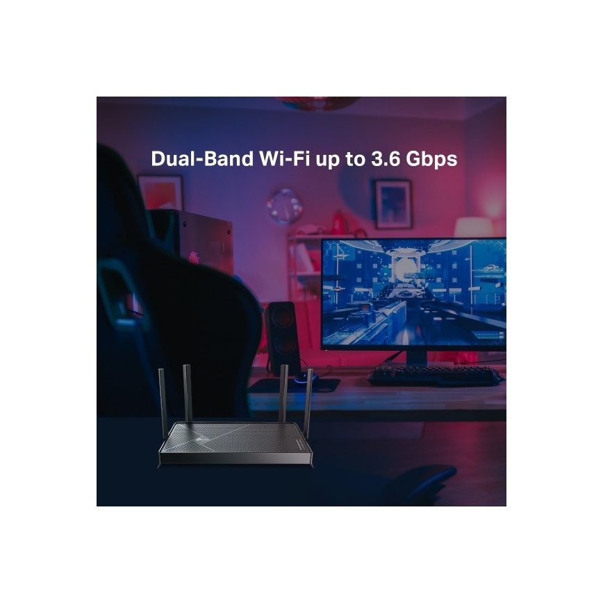 TP-Link - Kahe sagedusribaga Wi-Fi 7 ruuter Archer BE230