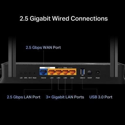 TP-Link - Kahe sagedusribaga Wi-Fi 7 ruuter Archer BE230
