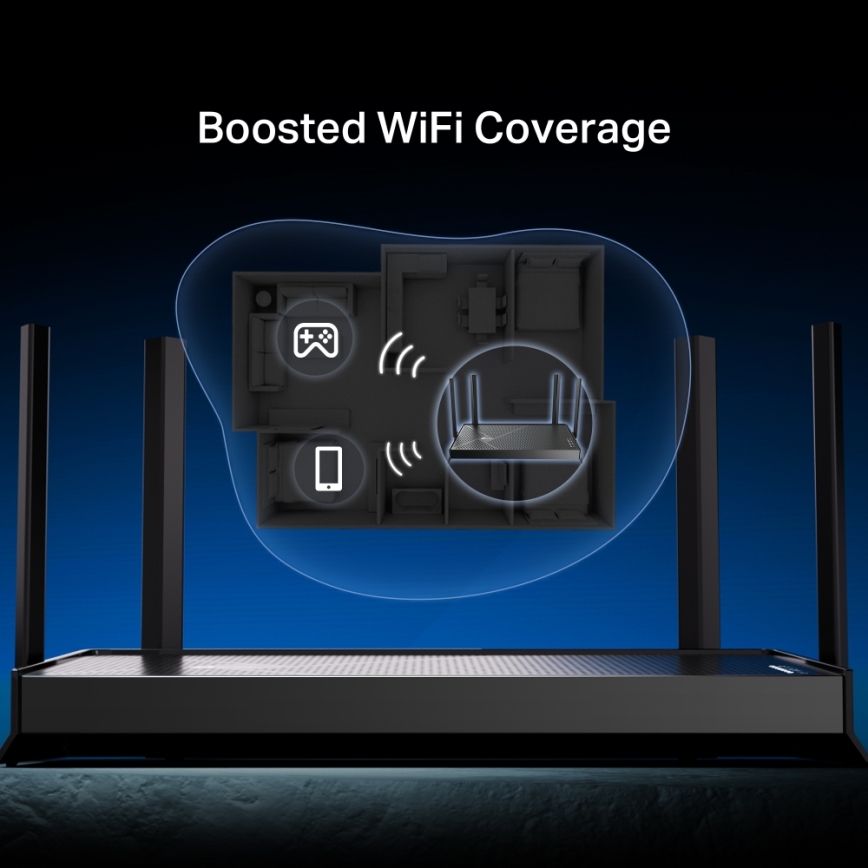 TP-Link - Kahe sagedusribaga Wi-Fi 7 ruuter Archer BE230