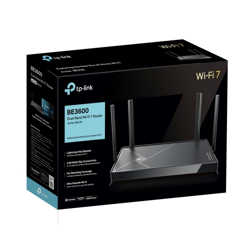 TP-Link - Kahe sagedusribaga Wi-Fi 7 ruuter Archer BE230