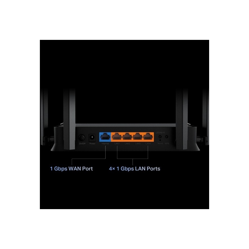 TP-Link - Kakssageduseline Wi-Fi 7 ruuter Archer BE220