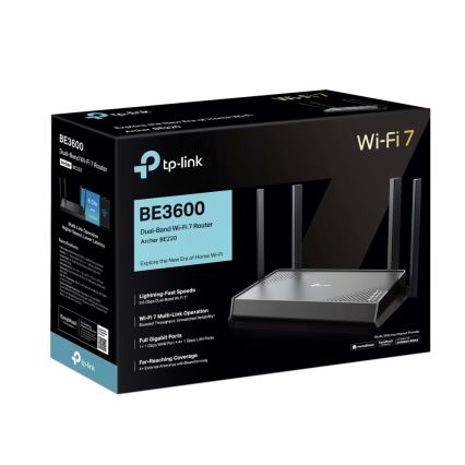 TP-Link - Kakssageduseline Wi-Fi 7 ruuter Archer BE220