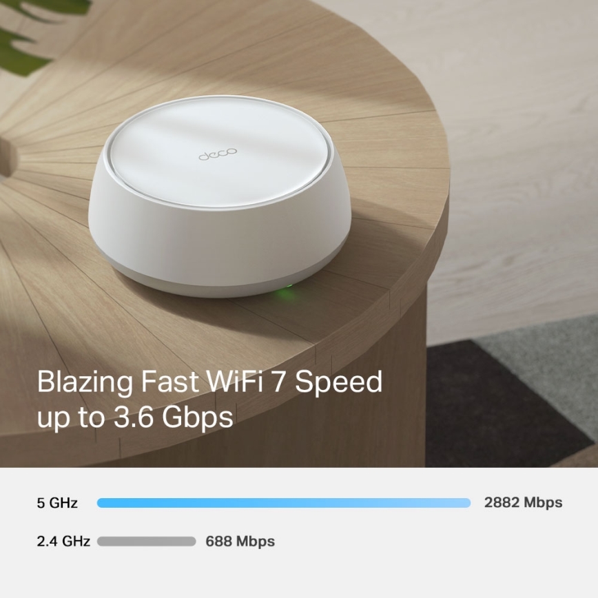 TP-Link - Komplekt 3x Wi-Fi 7 mesh-süsteem kogu kodu jaoks Deco BE22