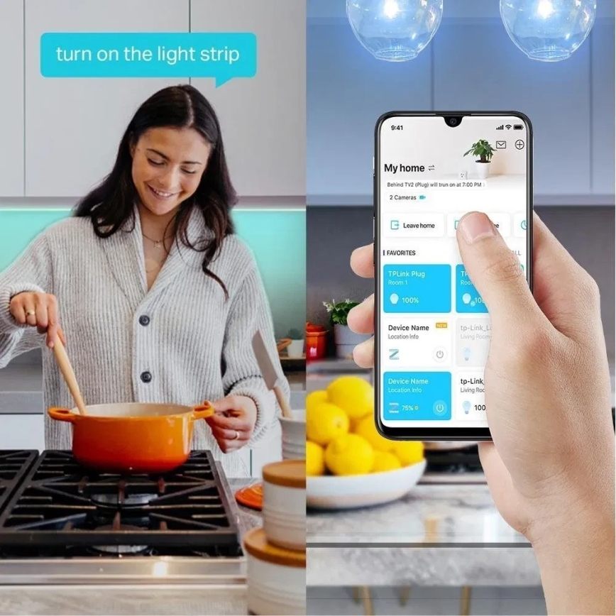 TP-Link - LED RGBW hämardatav riba 5 m LED/13,5W/230V Wi-Fi