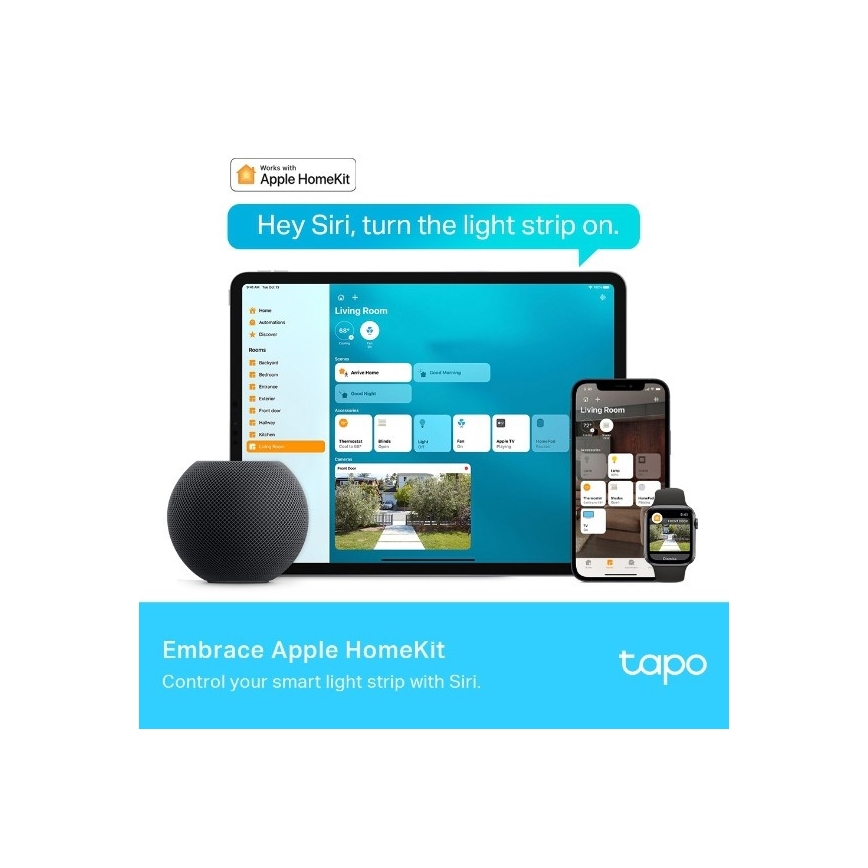 TP-Link - LED RGBW hämardatav valguslint 5 m LED/24W/230V Wi-Fi