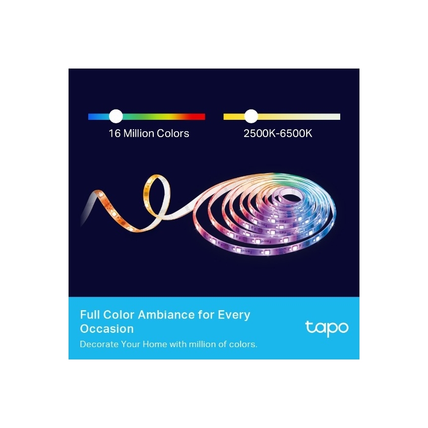TP-Link - LED RGBW hämardatav valguslint 5 m LED/24W/230V Wi-Fi