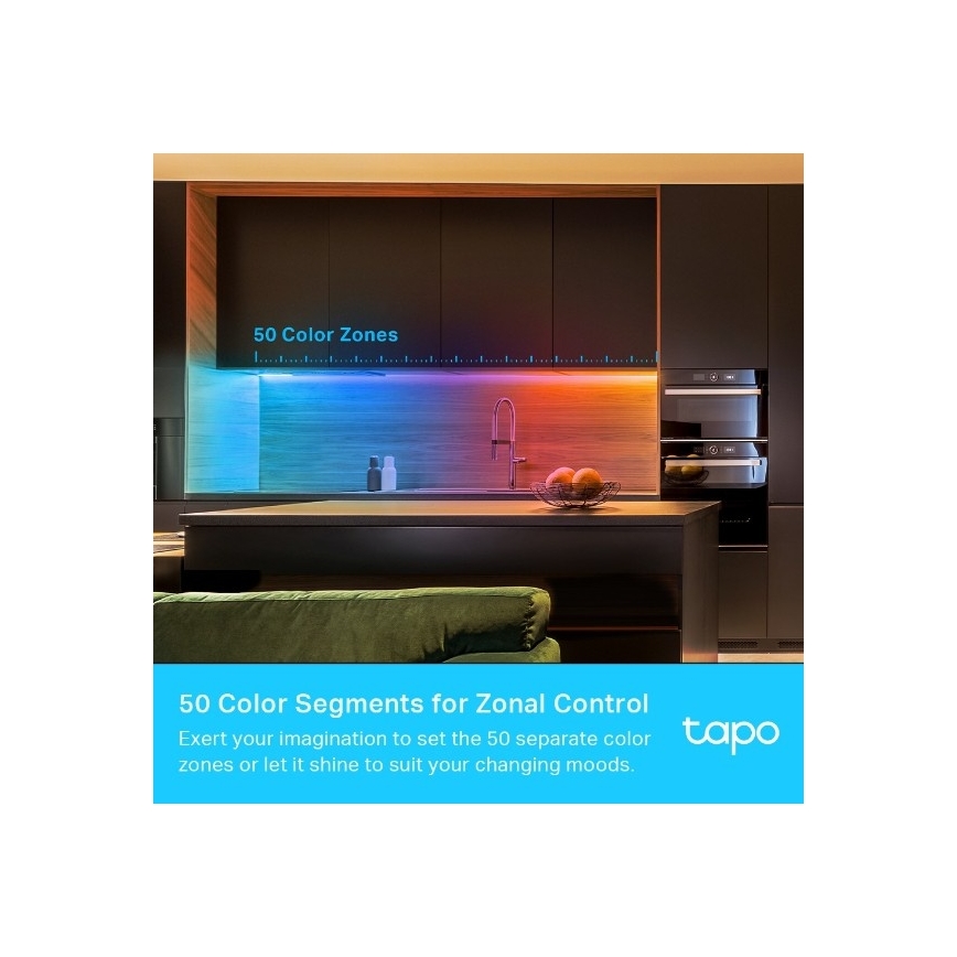 TP-Link - LED RGBW hämardatav valguslint 5 m LED/24W/230V Wi-Fi