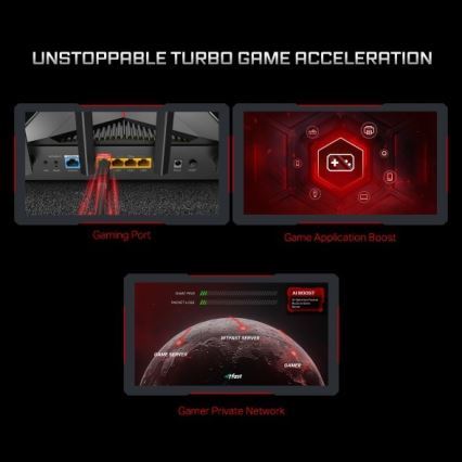 TP-Link - Mänguritele mõeldud kahekanaliline Wi-Fi 7 ruuter