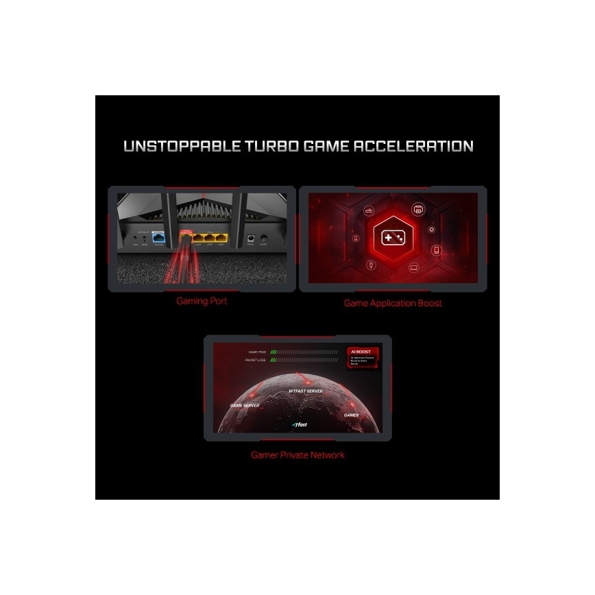 TP-Link - Mänguritele mõeldud kahekanaliline Wi-Fi 7 ruuter