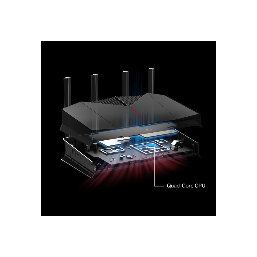 TP-Link - Mänguritele mõeldud kahekanaline Wi-Fi 7 ruuter Archer GE230