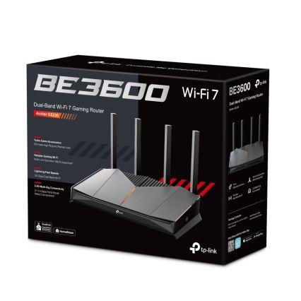 TP-Link - Mänguritele mõeldud kahekanaline Wi-Fi 7 ruuter Archer GE230