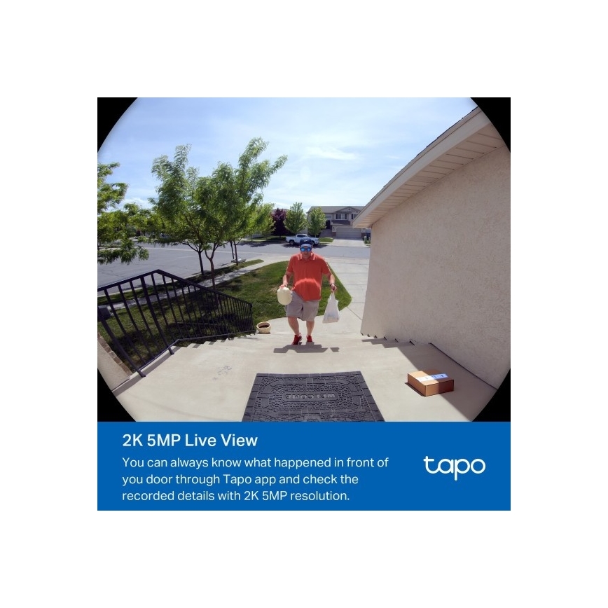 TP-Link - nutikas 2K videouksekell 10000 mAh IP66 Wi-Fi Tuya