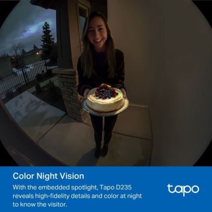 TP-Link - nutikas 2K videouksekell 10000 mAh IP66 Wi-Fi Tuya