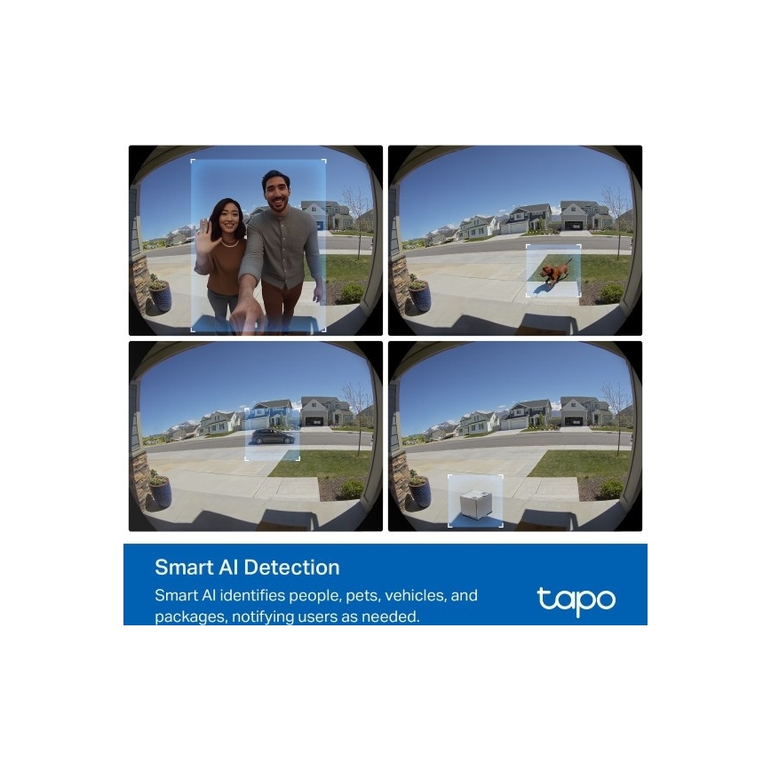 TP-Link - nutikas 2K videouksekell 10000 mAh IP66 Wi-Fi Tuya