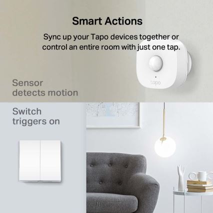 TP-Link - Nutikas kahe nupuga valguslüliti 2xAAA Wi-Fi