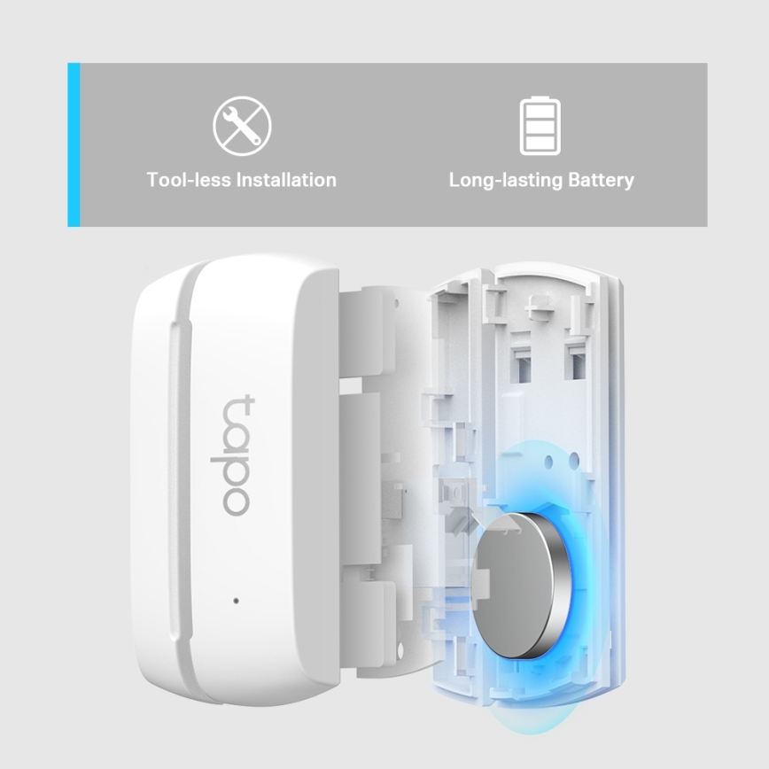TP-Link - nutikas kontaktandur 1xCR2032 Wi-Fi