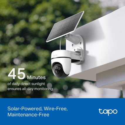 TP-Link - Nutikas päikeseenergiaga kaamera 5V IP65 Wi-Fi