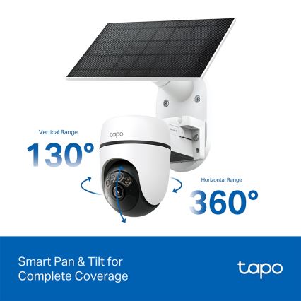 TP-Link - Nutikas päikeseenergiaga kaamera 5V IP65 Wi-Fi