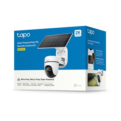 TP-Link - Nutikas päikeseenergiaga kaamera 5V IP65 Wi-Fi