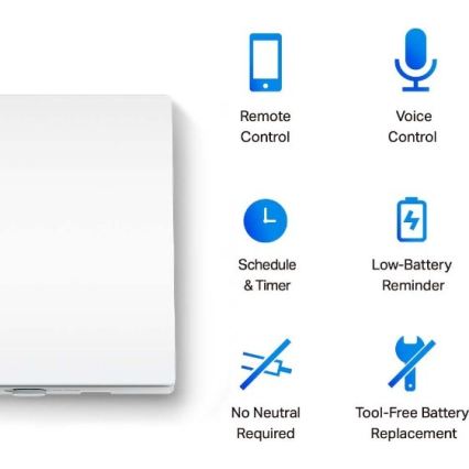TP-Link - nutikas valguslüliti 2xAAA Wi-Fi