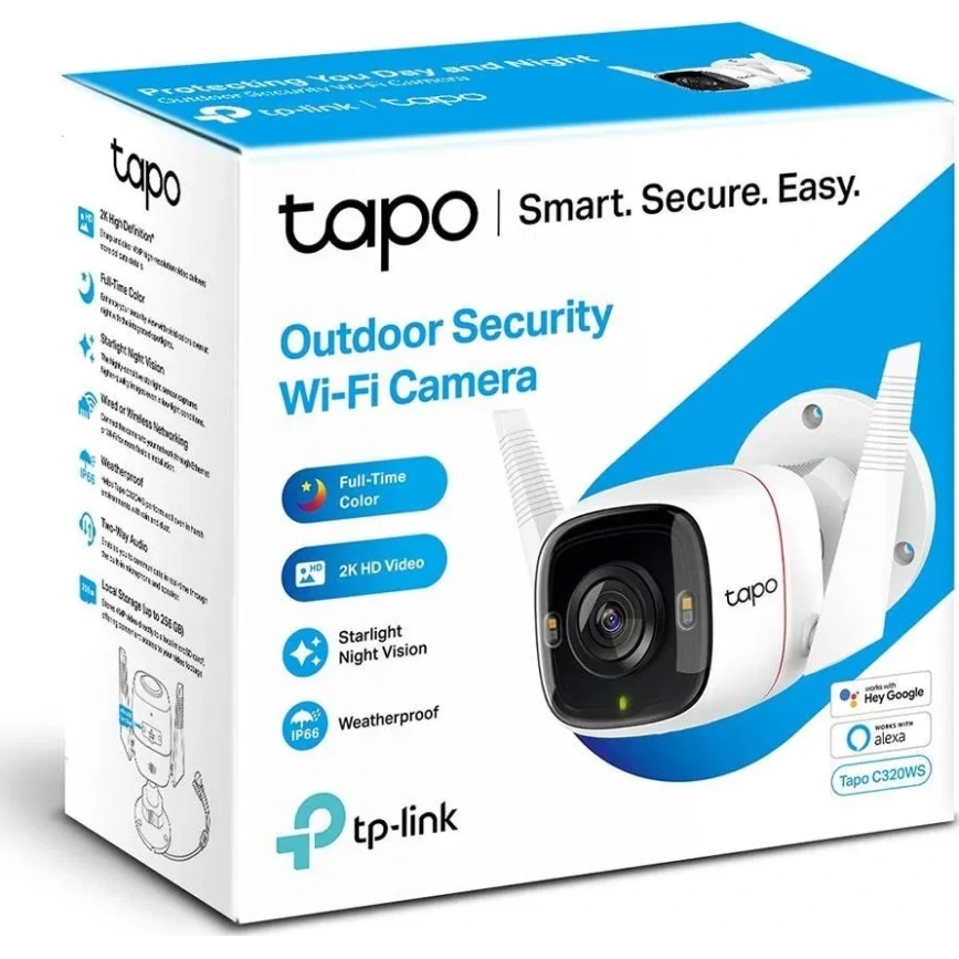 TP-Link - Nutikas välikaamera anduriga IP66 Wi-Fi