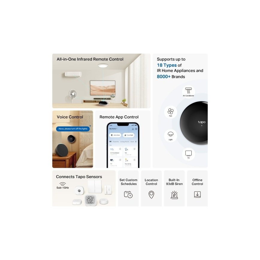TP-Link - nutikas infrapunavärav (Hub) MATTER Wi-Fi