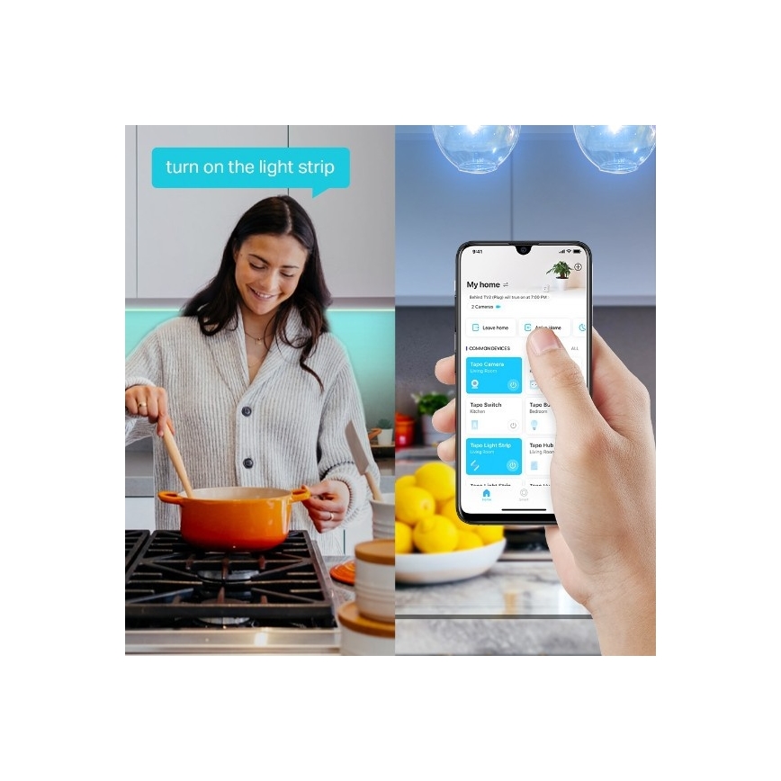 TP-Link - RGBW LED-riba, hämardatav, 5 m, 20,5 W, 230 V, Wi-Fi