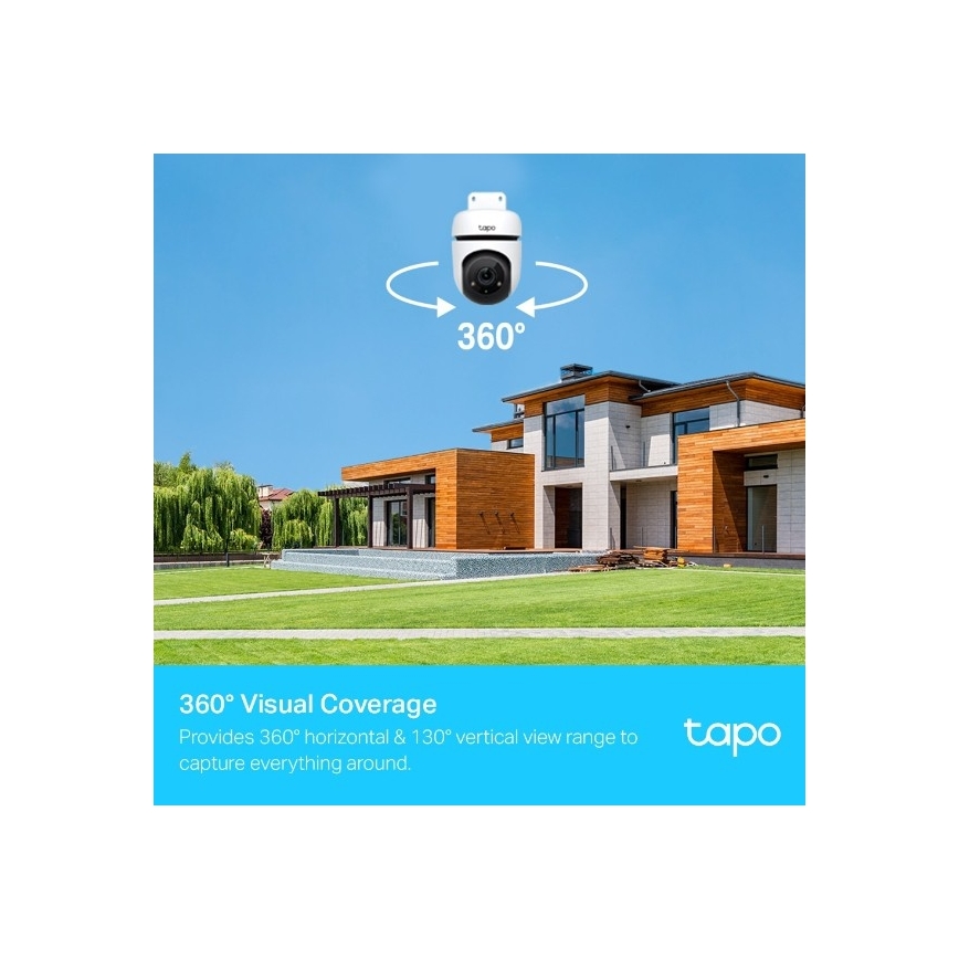 TP-Link - väliskaamera anduriga IP65 Wi-Fi