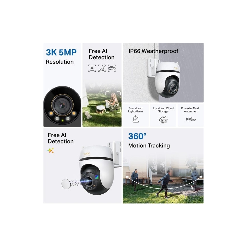 TP-Link - Väliskaamera IP66 Wi-Fi