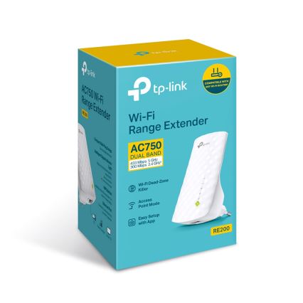 TP-Link - Wi-Fi-pikendaja/kordaja 2,4/5 GHz