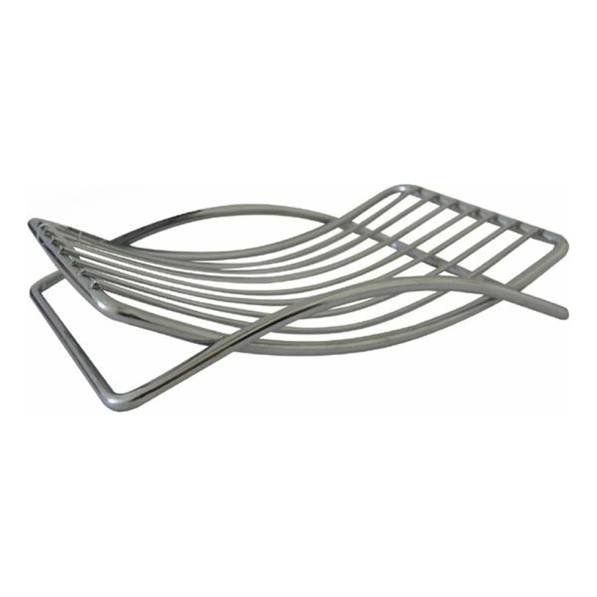 Traadist seebihoidik 9,7x13,8 cm läikiv kroom
