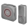 Traadita uksekell pistikusse GoSmart 230V + 1xCR2032 hall Wi-Fi