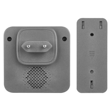 Traadita uksekell pistikusse GoSmart 230V + 1xCR2032 hall Wi-Fi