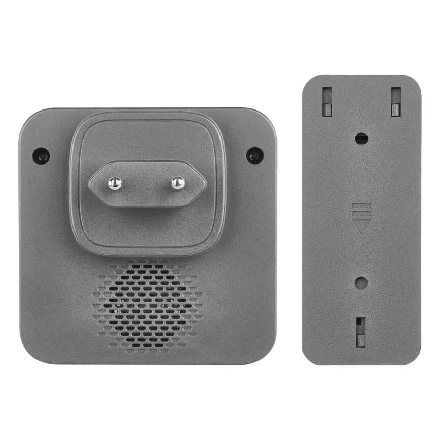 Traadita uksekell pistikusse GoSmart 230V + 1xCR2032 hall Wi-Fi