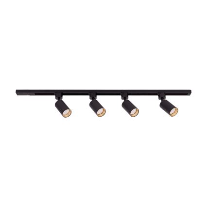 TRACER-liistsüsteemi suunatav spotvalgusti 4xGU10/10W/230V 1 m must