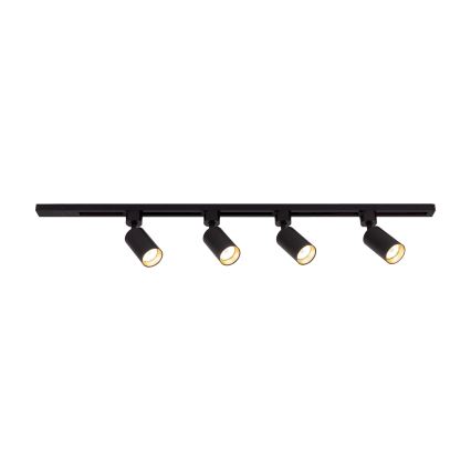 TRACER-liistsüsteemi suunatav spotvalgusti 4xGU10/10W/230V 1 m must
