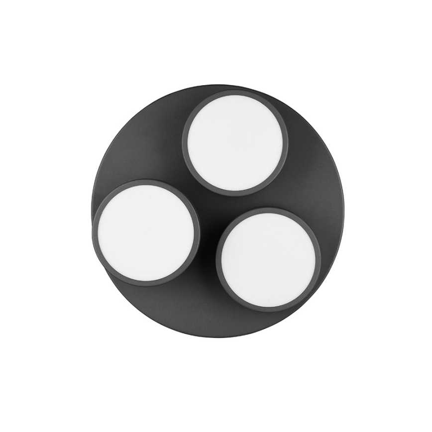 Trio - LED-hämardatav laevalgusti FRANKLIN 3xLED/8,5W/230V 3000K läbimõõt 35 cm must