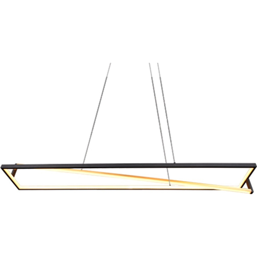 Trio - LED hämardatav rippvalgusti kaabliga EDGE LED/35W/230V 2300/3000/4000K must/kuldne