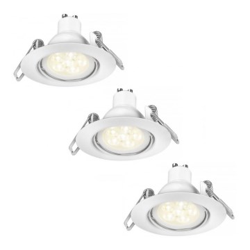 TRIO - KOMPLEKT 3x LED Hämardatav rippvalgusti lakke LED/5,5W/230V