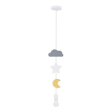 TRIO lasteka pendant 1xE27/20W/230V hall/ Valge/Kollane