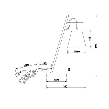 Trio - Laualamp ANDREUS 1xE14/40W/230V