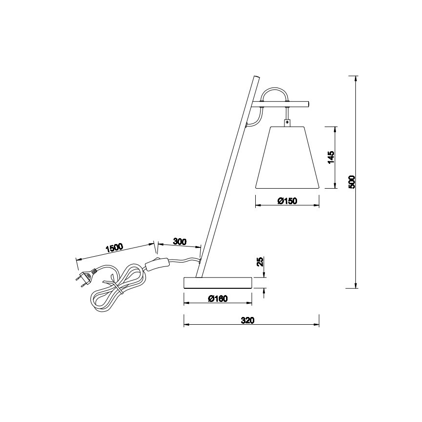 Trio - Laualamp ANDREUS 1xE14/40W/230V