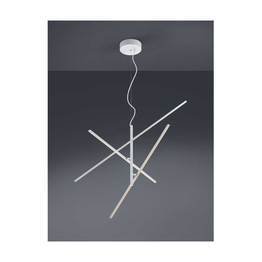 Trio - LED Hämardatav lühter TIRIAC 3xLED/8,5W/230V valge