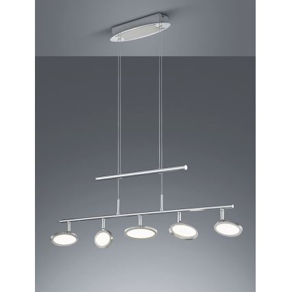 Trio - LED Lühter DUELLANT 5xLED/4,3W/230V