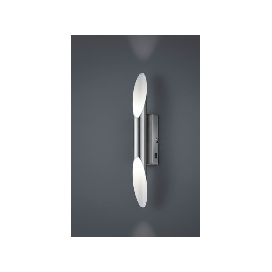 Trio - LED Seinavalgusti BOLERO 2xLED/3,1W/230V CRI 90 matt kroom