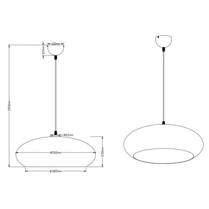 Trio - Lühter OTTAWA 1xE27/60W/230V
