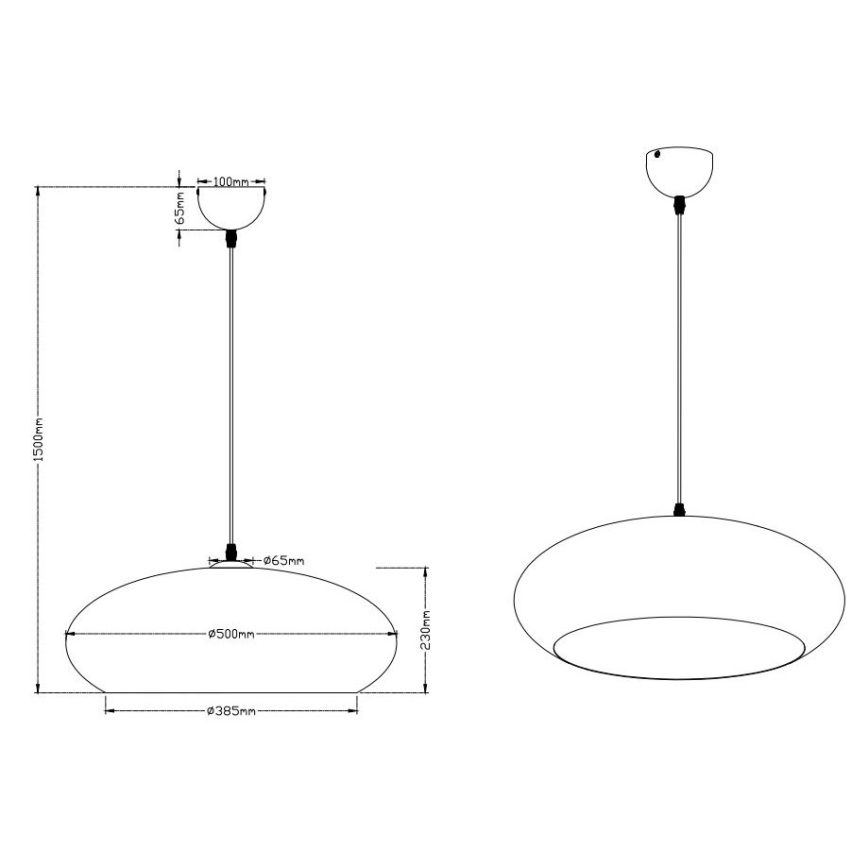 Trio - Lühter OTTAWA 1xE27/60W/230V